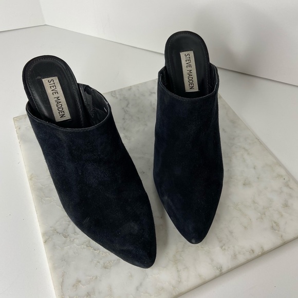 Steve Madden Stella Block Heel Mules - Picture 4 of 10